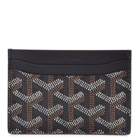 goyard cardholder black